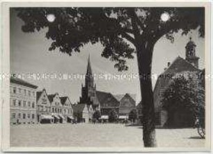 Treptow an der Rega, Pfarrkirche zur Mutterschaft Mariens und Grützturm