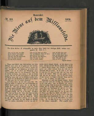 No 11. November. 1876