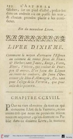 Chapitre CCXVIII