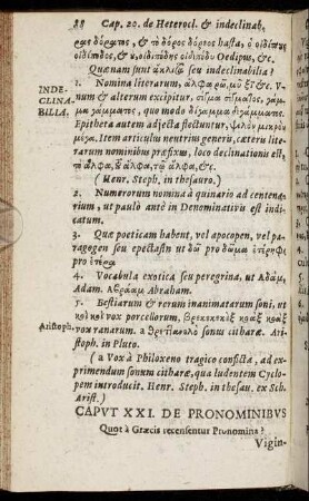 Caput XXI. De Pronominibus.