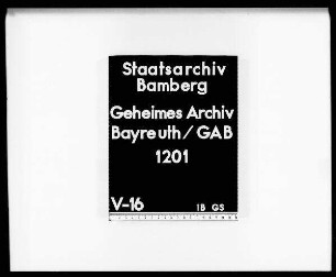 Neujahrsschreiben der Grafen Hohenlohe
