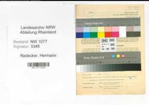 Entnazifizierung Hermann Redecker , geb. 18.11.1884 (Polizist)
