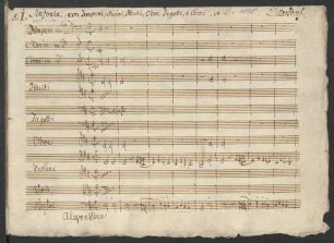 Sinfonien; orch; D-Dur; K 89; G D6