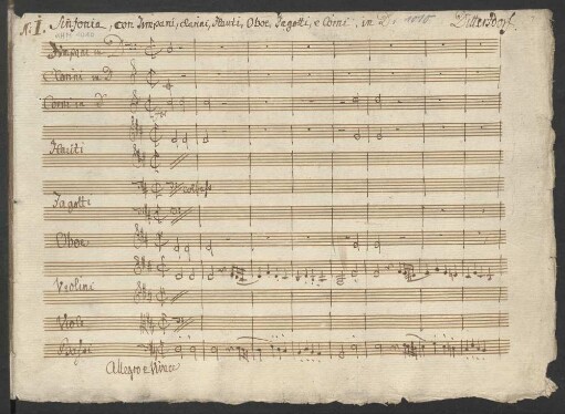 Sinfonien; orch; D-Dur; K 89; G D6
