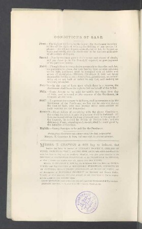 Conditions of sale