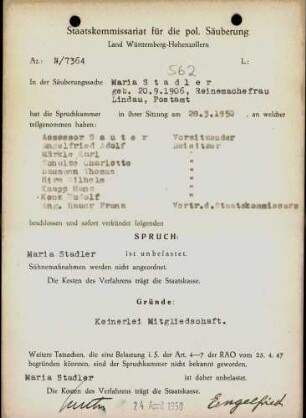 Stadler, Maria