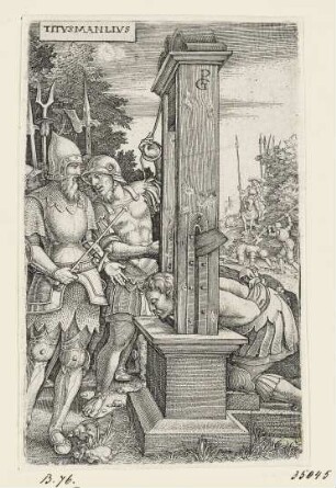 Titus Manlius, Blatt 3 der Folge "Römische Helden"
