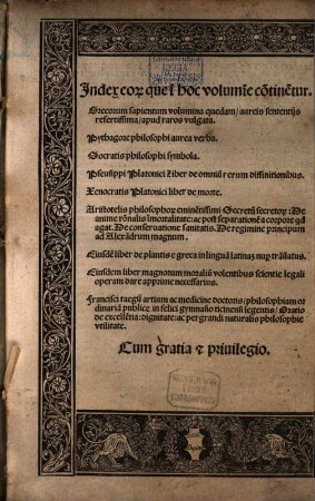 Aurea verba