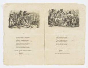 Blatt aus: Rouget de Lisle, "La Marseillaise", Paris 1840