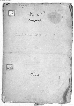 Conradi Peutingeri Abbreviationes Caesarum Augustorum tyrannorumque romani imperii ex scriptoribus eorum res gestas complectentibus. Earundem pars altera a Carolo Magno usque ad saeculum fere XIII - BSB Clm 4020