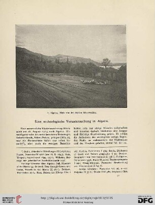 19/20.1919: Eine archäologische Voruntersuchung in Aigeira