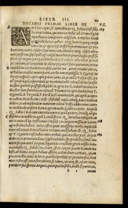 Decadis Primae Liber III.