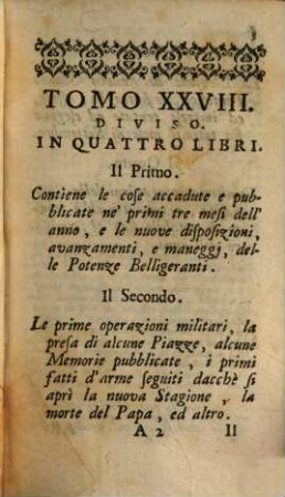 La storia : dell'anno .... 1758