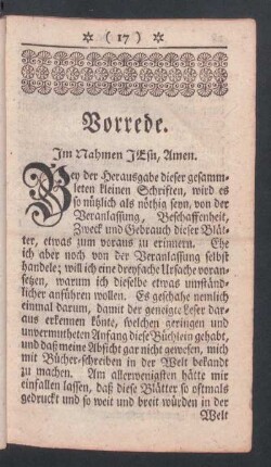 I. Rechtschaffende Christen-Kinder Gottgefaellige Weynachts-Feyer