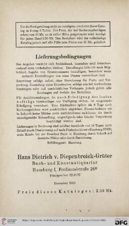 Lieferbedingungen