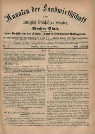 No. 13. Berlin, den 25. März 1868. VIII. Jahrgang.