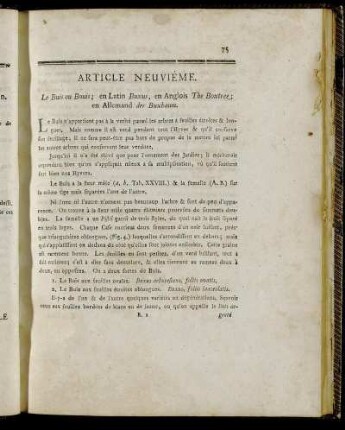 Article Neuviéme.
