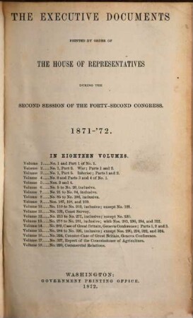 House documents. [267,h.] 1871, Vol. 14,2 = Congress 42, Sess. 2