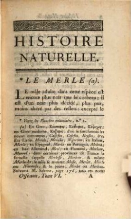 Histoire naturelle des oiseaux, T.6