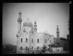 Kairo (Ägypten): "Moschee Mahundjieh" (=Qaitbay-Moschee (?)) mit Minarett
