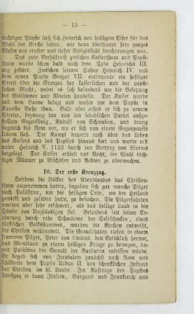 10. Der erste Kreuzzug