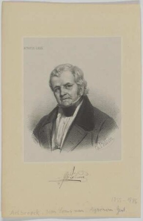 Bildnis Jan Lodewijk van Aelbroeck (1755-1846)