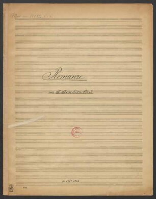 Romanzen; vl, orch; B-Dur; op.2