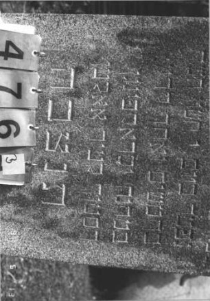 Grabstein 476 (Index: 99786485) Maße HxBxT: 147x55x17 cm Besonderheit: kulturhistorisch wertvoll / hist.-wiss. Gründe (Gemeindestellung): Grabstein 476B (Nachholaufnahme)