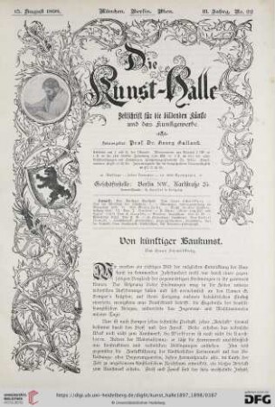 3: Von künftiger Baukunst