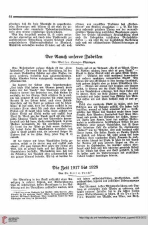 Umschau / Sprechsaal / Buchbesprechungen / Schreibe in Angelegenheit