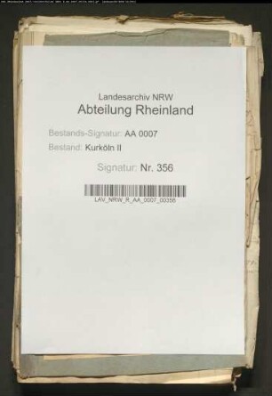 Ausgabenbelege der Nachlasskommission Maximilian Friedrichs: Nr. 579-607