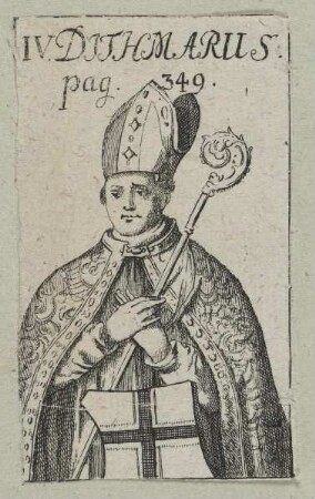 Bildnis des Dithmar von Walbeck, Bischof von Merseburg
