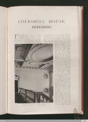 Coleshill House, Berkshire
