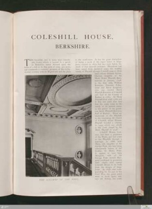 Coleshill House, Berkshire