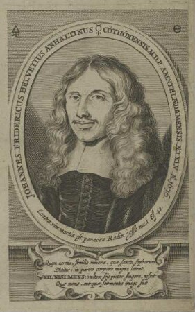 Bildnis des Johannes Fridericus Helveticus