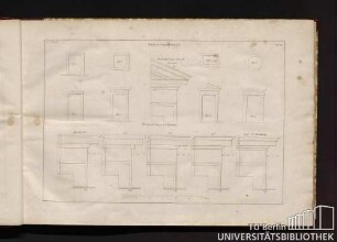 1ter Theil. Taf. 10. Thüren und Fenster.
