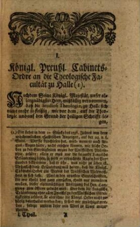 Sammlung und Auszüge der sämmtlichen Streitschrifften wegen der Wolffischen Philosophie zur Erläuterung der bestrittenen Leibnitzischen und Wolffischen Lehrsätze, 1