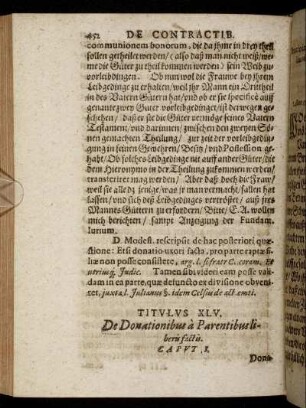 Titulus XLV. - Titulus XLVI.