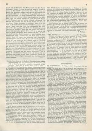 69-70 [Rezension] Kennedy, James Houghton, Gottesglaube und moderne Weltanschauung