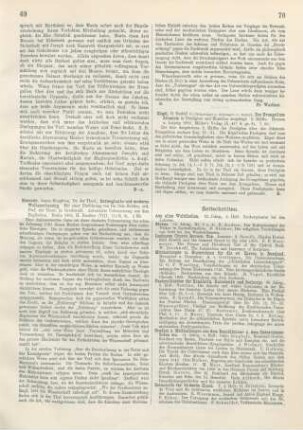 69-70 [Rezension] Kennedy, James Houghton, Gottesglaube und moderne Weltanschauung