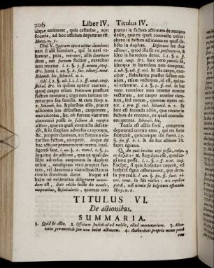Titulus VI. De actionibus