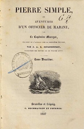 Pierre Simple, ou Aventures d'un officier de marine, 2