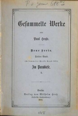 Gesammelte Werke, 13