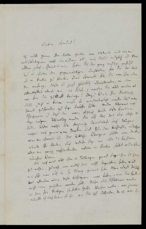 Nr. 34: Brief von Heinrich Ewald an August Dillmann, Göttingen, 28.2.1872
