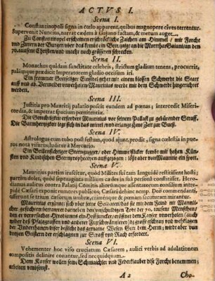 Mauritius Tragoedia : d. i. Erschroekliche Straff Gott über Mauritium [Periocha, Hall]