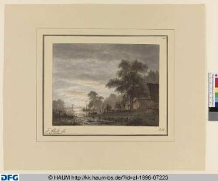 Landschaft im Mondschein