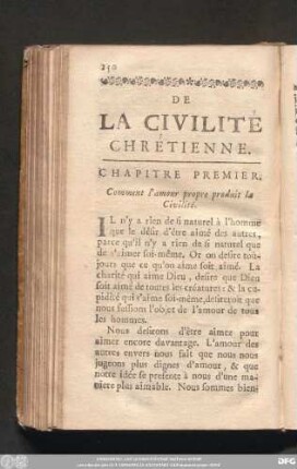 La Civilité Chrétienne.