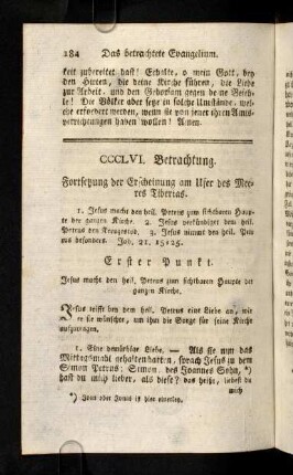 184-191, Erster Punkt; Zweyter Punkt