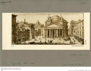 Ansicht des Pantheons und der Piazza della Rotonda
