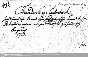 Jus privatum Germaniae B 0041